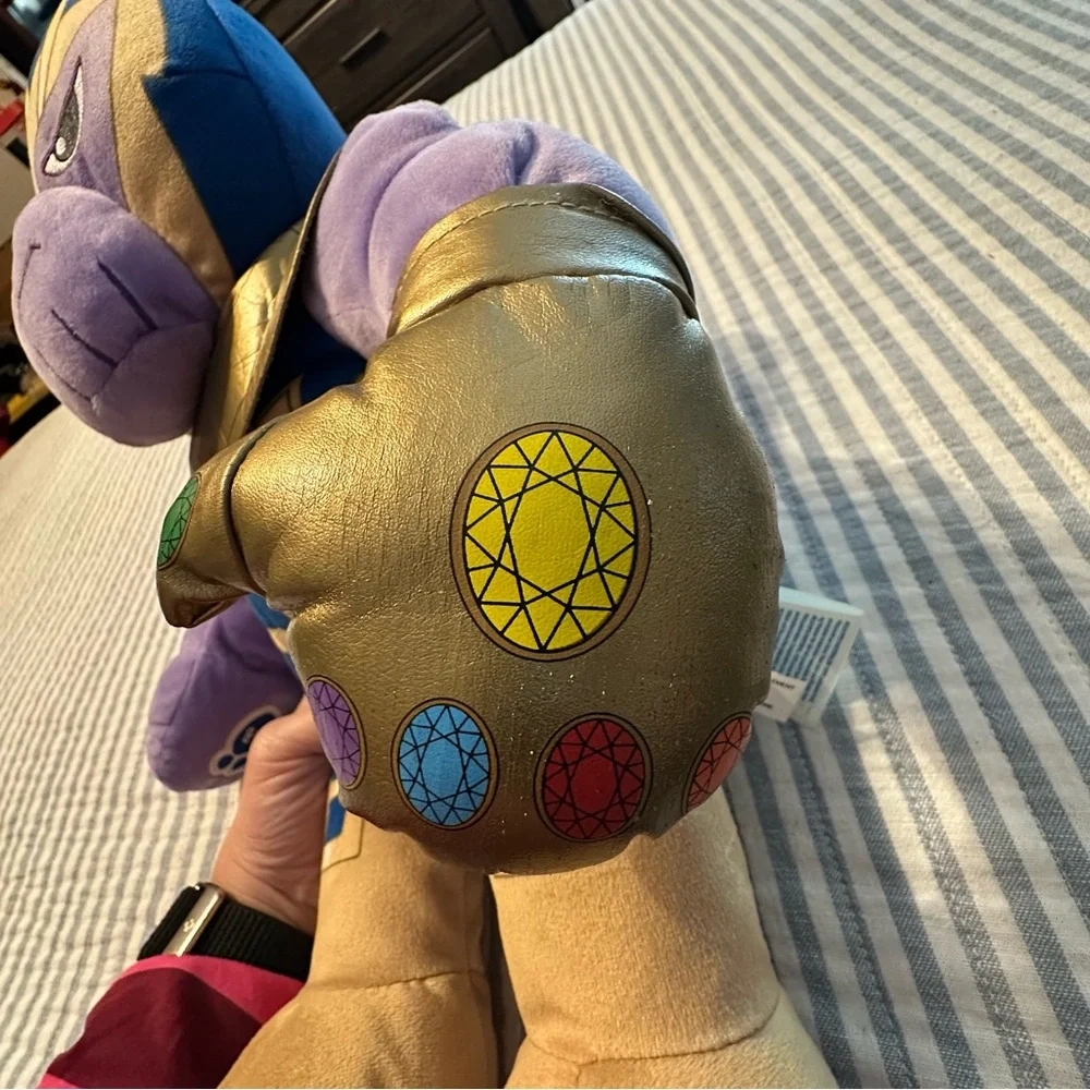 Build-A-Bear Marvel Avengers Thanos Plush Bear with Infinity Gauntlet 16